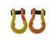 Moose Knuckle Offroad Jowl Split Recovery Shackle 3/4 Combo; Detonator Yellow and Obscene Orange