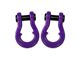 Moose Knuckle Offroad Jowl Split Recovery Shackle 3/4 Combo; Grape Escape and Grape Escape