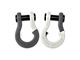 Moose Knuckle Offroad Jowl Split Recovery Shackle Combo; Gun Gray and Pure White