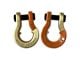 Moose Knuckle Offroad Jowl Split Recovery Shackle 3/4 Combo; Brass Knuckle and Obscene Orange