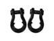 Moose Knuckle Offroad Jowl Split Recovery Shackle 3/4 Combo; Black Hole and Black Hole