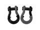 Moose Knuckle Offroad Jowl Split Recovery Shackle 3/4 Combo; Black Hole and Gun Gray