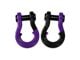 Moose Knuckle Offroad Jowl Split Recovery Shackle 3/4 Combo; Grape Escape and Black Hole