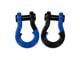 Moose Knuckle Offroad Jowl Split Recovery Shackle 3/4 Combo; Blue Balls and Black Hole