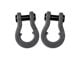 Moose Knuckle Offroad Jowl Split Recovery Shackle Combo; Gun Gray and Gun Gray