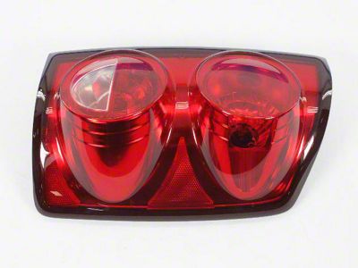 Mopar Factory Replacement Tail Light; Black Housing; Red Lens; Passenger Side (07-08 RAM 1500)