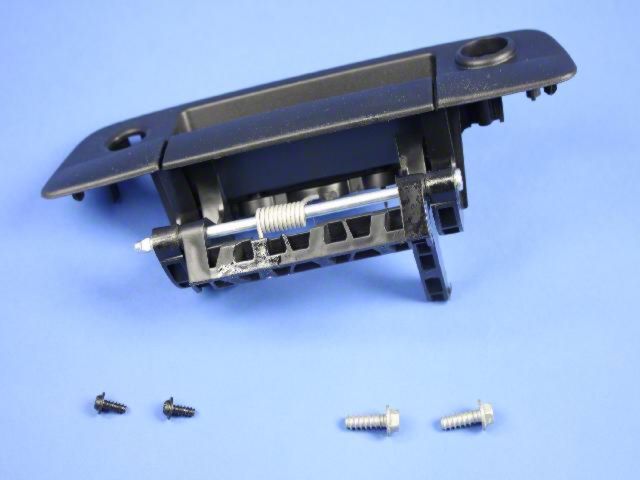 Mopar Tailgate Handle; Locking Type; With Rear View Camera; Rear; Black (09-12 RAM 1500)