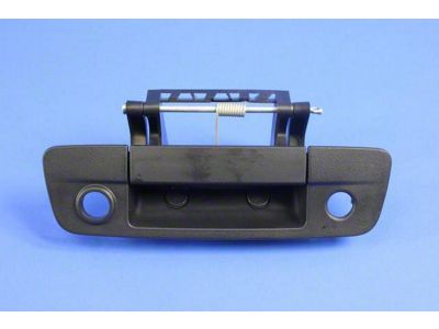 Mopar Tailgate Handle; With Rear View Camera; Rear; Textured Black (13-18 RAM 1500)