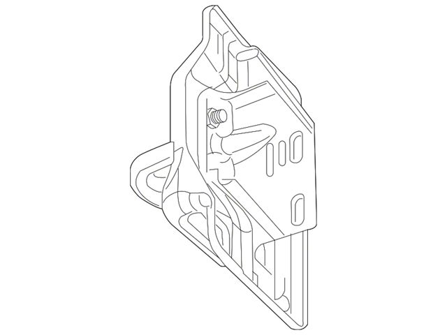 Mopar Bumper Cover Support; Front Right; Without Tow Hook (13-18 RAM 3500)