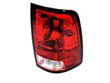 Mopar Factory Replacement Tail Light; Black Housing; Red Lens; Passenger Side (10-18 RAM 3500 w/ Factory Halogen Tail Lights)