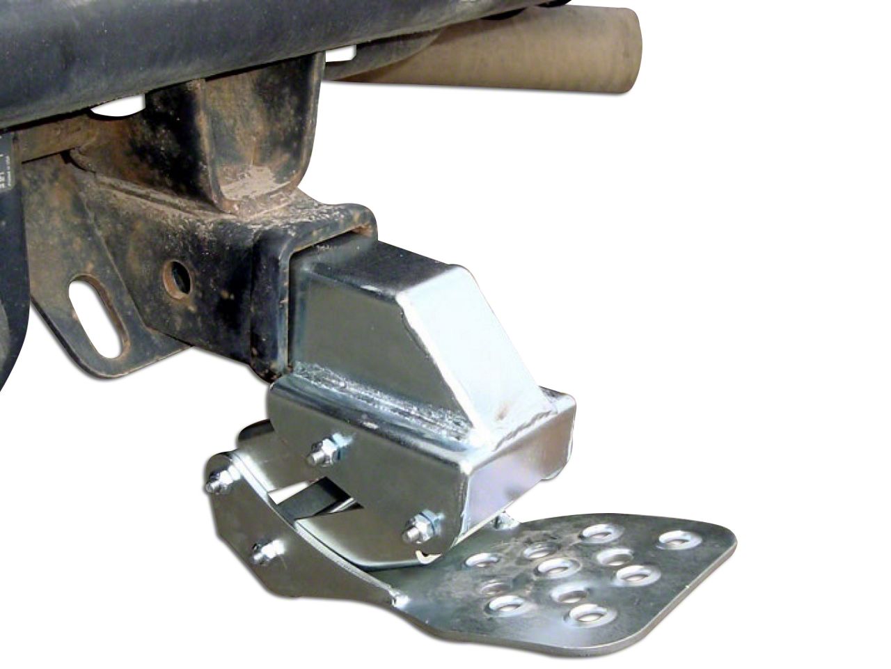 M.O.R.E. Silverado 1500 Receiver Hitch Hide-A-Step; Silver HSRH11 ...