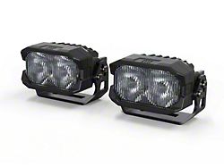 Morimoto 2Banger LED Pod Lights; HXB White SAE Beam (Universal; Some Adaptation May Be Required)