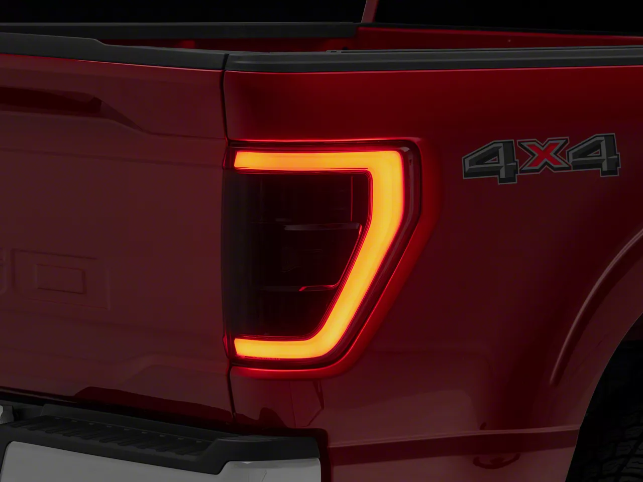 Morimoto F-150 XB LED Tail Lights; Black Housing; Red Lens LF734 (21-25 ...