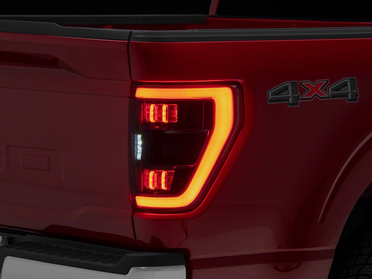 Morimoto F 150 Xb Led Tail Lights Black Housing Red Lens Lf734 21 25 F 150 W Factory Blis 1098