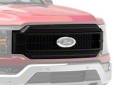 Morimoto XBG LED Upper Replacement Grille with White DRL; Paintable-Black (21-23 F-150, Excluding Raptor & Tremor)