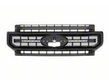 Morimoto XBG LED Upper Replacement Grille with White DRL; Gloss Black (20-22 F-250 Super Duty)