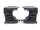 Morimoto XB LED Headlights with Amber DRL; Black Housing; Clear Lens (20-22 F-350 Super Duty w/ Factory Halogen Headlights)
