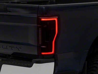 Morimoto XB LED Tail Lights; Black Housing; Red Lens (17-22 F-350 Super Duty)