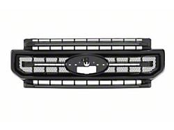 Morimoto XBG LED Upper Replacement Grille with White DRL; Gloss Black (20-22 F-350 Super Duty)