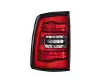 Morimoto GEN2 XB LED Tail Lights; Black Housing; Red Lens (10-18 RAM 2500)