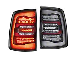 Morimoto GEN2 XB LED Tail Lights; Black Housing; Smoked Lens (10-18 RAM 2500 w/ Factory Halogen Tail Lights)