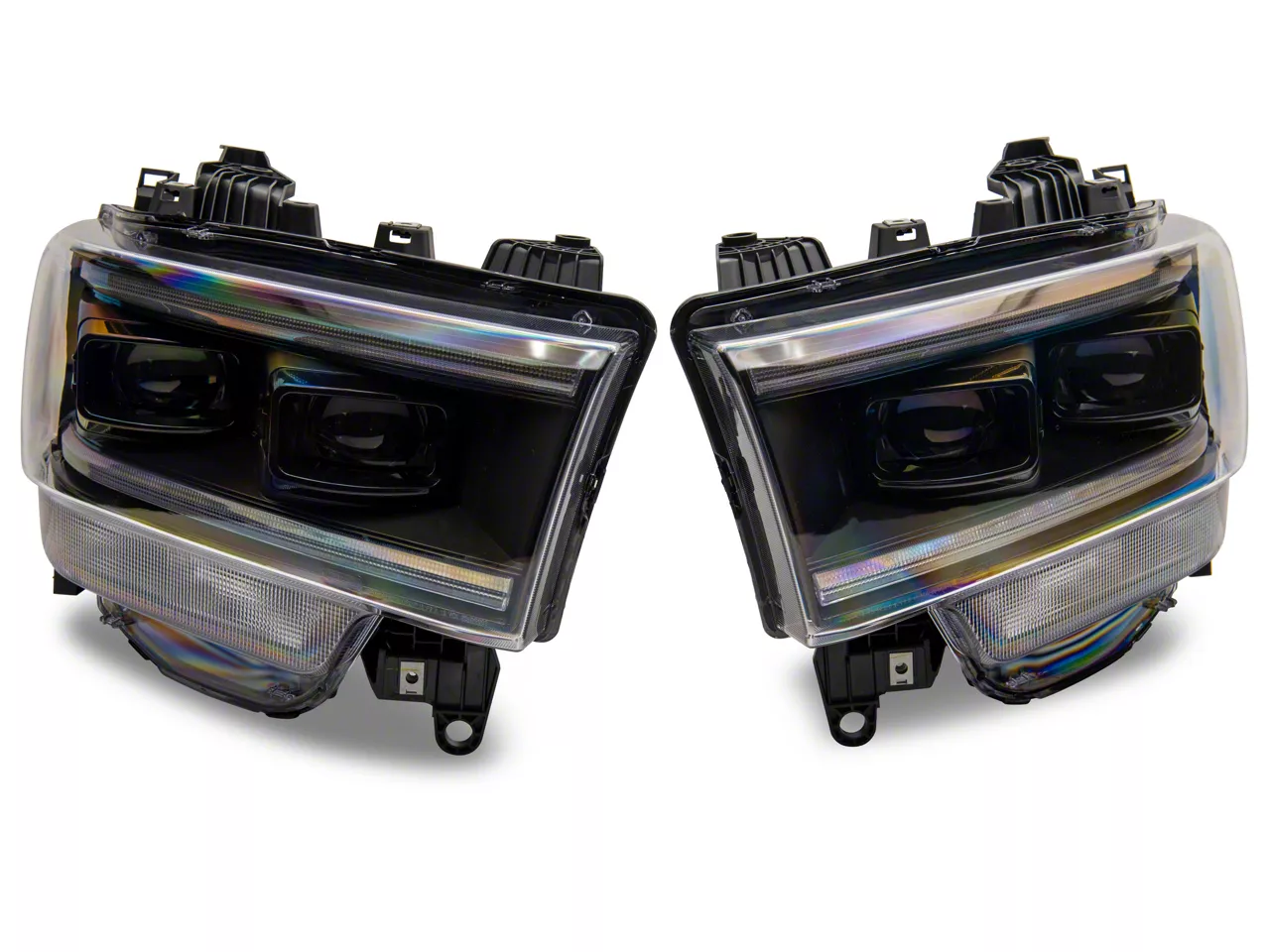 Morimoto Ram Xb Hybrid Led Headlights Black Housing Clear Lens