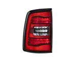 Morimoto GEN2 XB LED Tail Lights; Black Housing; Red Lens (10-18 RAM 3500)