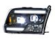 Morimoto XB Hybrid LED Headlights; Black Housing; Clear Lens (10-18 RAM 3500 w/ Factory Halogen Non-Projector Headlights)