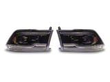 Morimoto XB LED Headlights; Black Housing; Clear Lens (10-18 RAM 3500)