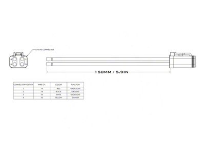 Morimoto 1/2/4Banger 4P DT Pigtail Harness