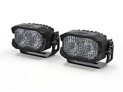 Morimoto 2Banger LED Pod Lights; HXB White Flood Beam (Universal; Some Adaptation May Be Required)