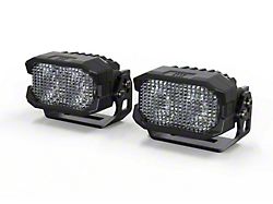 Morimoto 2Banger LED Pod Lights; HXB White Flood Beam (Universal; Some Adaptation May Be Required)