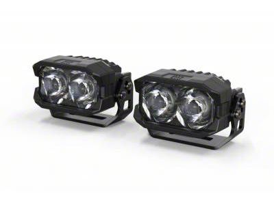 Morimoto 2Banger LED Pod Lights; NCS White Spot Beam (Universal; Some Adaptation May Be Required)