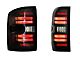 Morimoto XB LED Tail Lights; Black Housing; Red Lens (15-19 Sierra 2500 HD w/ Factory Halogen Tail Lights)