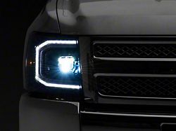 Morimoto XB LED Headlights; Black Housing; Clear Lens (07-14 Silverado 2500 HD)