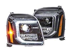 Morimoto XB Hybrid LED Headlights; Black Housing; Clear Lens (07-14 Yukon)