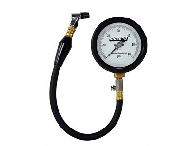 Moroso 4-Inch Display Tire Pressure Gauge; 0-60 PSI