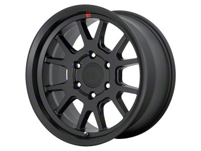 Motegi MT6 Satin Black 6-Lug Wheel; 17x8.5; 18mm Offset (07-13 Sierra 1500)