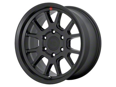 Motegi MT6 Satin Black 6-Lug Wheel; 17x8.5; 18mm Offset (99-06 Silverado 1500)