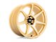 Motegi Battle Gold 5-Lug Wheel; 17x9.5; 15mm Offset (87-90 Dakota)