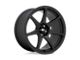 Motegi Battle Matte Black 5-Lug Wheel; 17x8; 43mm Offset (87-90 Dakota)