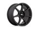 Motegi Battle Matte Black 5-Lug Wheel; 17x9.5; 30mm Offset (87-90 Dakota)