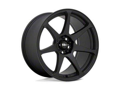 Motegi Battle Matte Black 5-Lug Wheel; 18x8; 43mm Offset (87-90 Dakota)