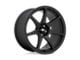 Motegi Battle Matte Black 5-Lug Wheel; 18x8; 43mm Offset (87-90 Dakota)