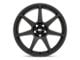 Motegi Battle Matte Black 5-Lug Wheel; 18x8; 43mm Offset (87-90 Dakota)