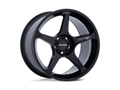 Motegi Battle V Blackbird Metallic 5-Lug Wheel; 17x9.5; 22mm Offset (87-90 Dakota)