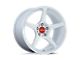 Motegi Battle V Matsuri White Pearl with Machined Lip Stripe 5-Lug Wheel; 17x8.5; 35mm Offset (87-90 Dakota)