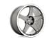 Motegi CS5 Gunmetal with Machined Lip 5-Lug Wheel; 18x8.5; 25mm Offset (87-90 Dakota)