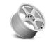 Motegi CS5 Hyper Silver 5-Lug Wheel; 18x8.5; 45mm Offset (87-90 Dakota)