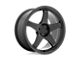 Motegi CS5 Satin Black 5-Lug Wheel; 18x8.5; 25mm Offset (87-90 Dakota)